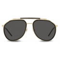 Dolce & Gabbana - Occhiale da Sole Madison - Oro Nero Brillante - Dolce & Gabbana Eyewear