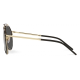 Dolce & Gabbana - Occhiale da Sole Madison - Oro Nero Brillante - Dolce & Gabbana Eyewear