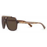 Dolce & Gabbana - Gros Grain Sunglasses - Havana - Dolce & Gabbana Eyewear