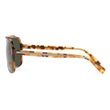 Dolce & Gabbana - Gros Grain Sunglasses - Havana - Dolce & Gabbana Eyewear