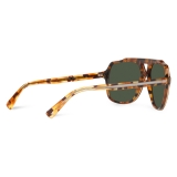 Dolce & Gabbana - Gros Grain Sunglasses - Havana - Dolce & Gabbana Eyewear