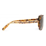 Dolce & Gabbana - Gros Grain Sunglasses - Havana - Dolce & Gabbana Eyewear