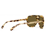 Dolce & Gabbana - Occhiale da Sole Gros Grain - Havana Giallo - Dolce & Gabbana Eyewear