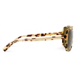 Dolce & Gabbana - Gros Grain Sunglasses - Yellow Havana - Dolce & Gabbana Eyewear