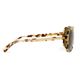 Dolce & Gabbana - Occhiale da Sole Gros Grain - Havana Giallo - Dolce & Gabbana Eyewear