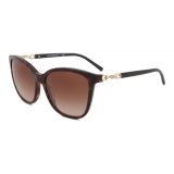 Giorgio Armani - Women Oversized Sunglasses - Dark Brown - Sunglasses - Giorgio Armani Eyewear