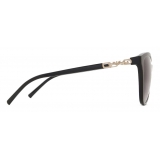 Giorgio Armani - Women Oversized Sunglasses - Black - Sunglasses - Giorgio Armani Eyewear