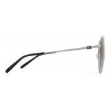 Giorgio Armani - Women Round Sunglasses - Silver - Sunglasses - Giorgio Armani Eyewear