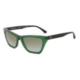 Giorgio Armani - Women Cat-Eye Sunglasses - Forest Green - Sunglasses - Giorgio Armani Eyewear