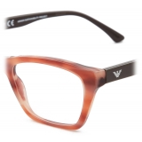 Giorgio Armani - Women’s Cat-Eye Eyeglasses - Brown - Eyeglasses - Giorgio Armani Eyewear