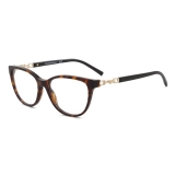 Giorgio Armani - Occhiali da Vista Donna Forma Irregolare - Marrone Scuro - Occhiali da Vista - Giorgio Armani Eyewear