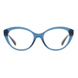 Giorgio Armani - Women’s Cat-Eye Eyeglasses - Blue - Eyeglasses - Giorgio Armani Eyewear