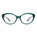 Giorgio Armani - Women’s Cat-Eye Eyeglasses - Green - Eyeglasses - Giorgio Armani Eyewear