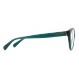 Giorgio Armani - Women's Cat-Eye Eyeglasses - Dark Green - Optical Glasses  - Giorgio Armani Eyewear - Avvenice