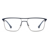 Giorgio Armani - Men’s Irregular Shape Eyeglasses - Blue - Eyeglasses - Giorgio Armani Eyewear