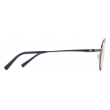 Giorgio Armani - Men’s Round Eyeglasses - Blue - Eyeglasses - Giorgio Armani Eyewear