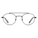 Giorgio Armani - Men’s Round Eyeglasses - Military - Eyeglasses - Giorgio Armani Eyewear