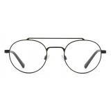 Giorgio Armani - Men’s Round Eyeglasses - Military - Eyeglasses - Giorgio Armani Eyewear