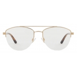 Giorgio Armani - Men’s Round Eyeglasses - Gold - Eyeglasses - Giorgio Armani Eyewear