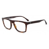 Giorgio Armani - Men’s Eyeglasses in Bio-Acetate - Brown - Eyeglasses - Giorgio Armani Eyewear