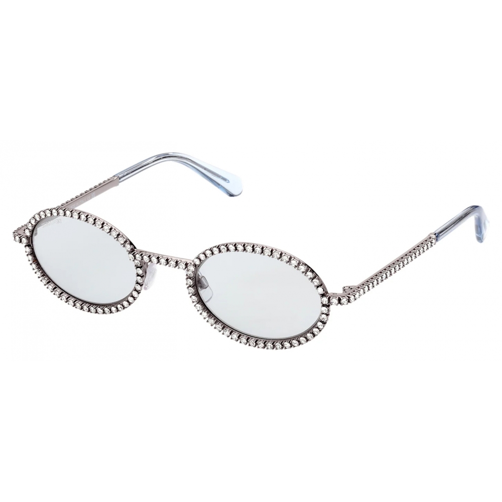 Swarovski - Swarovski Sunglasses - MIL002 - Blue - Sunglasses - Swarovski  Eyewear - Avvenice