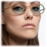Swarovski - Swarovski Sunglasses - MIL002 - Gold Green - Sunglasses - Swarovski Eyewear