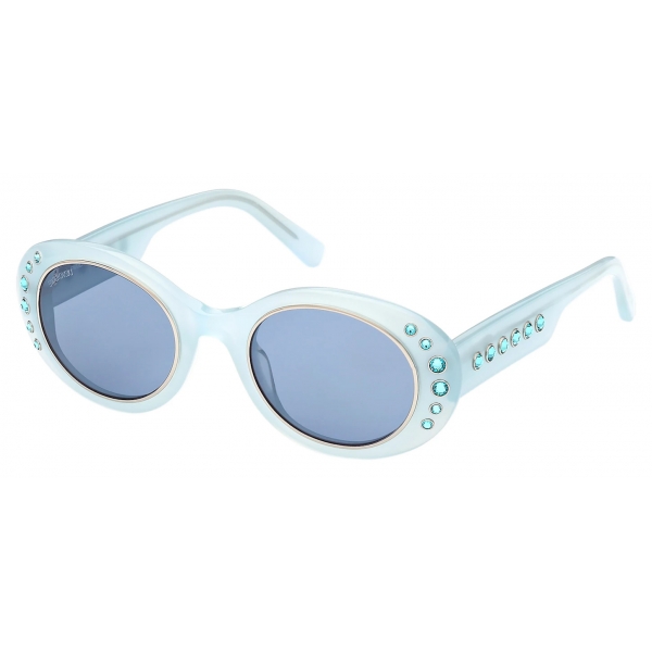 Swarovski - Occhiali da Sole Swarovski - MIL002 - Blu - Occhiali da Sole - Swarovski Eyewear