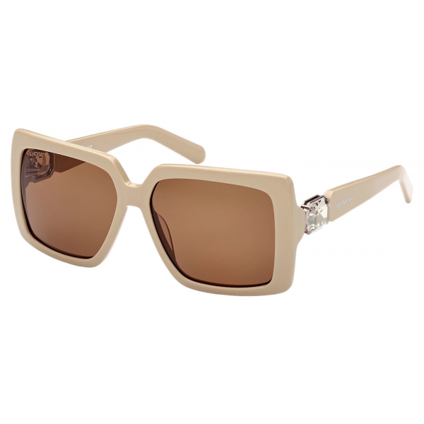 Swarovski - Swarovski Sunglasses - MIL002 - Brown - Sunglasses - Swarovski Eyewear