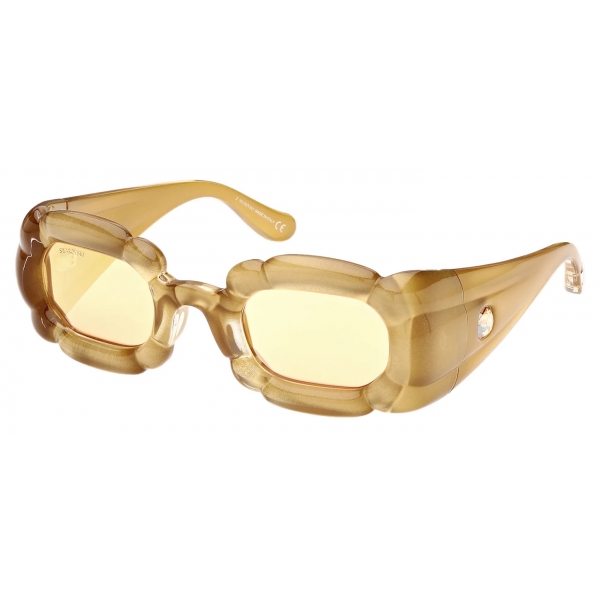 Swarovski - Occhiali da Sole Swarovski - DLC002 - Oro - Occhiali da Sole - Swarovski Eyewear