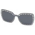 Swarovski - Swarovski Click-On Mask for Sunglasses - SK5330-CL 16A - Gray - Sunglasses - Swarovski Eyewear