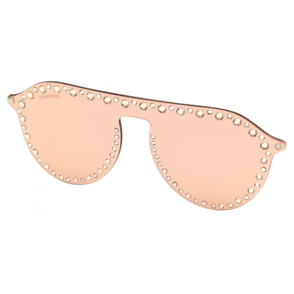 Swarovski - Swarovski Click-On Mask Sunglasses - SK5329-CL 32G - Pink - Sunglasses - Swarovski Eyewear