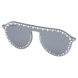 Swarovski - Swarovski Click-On Mask Sunglasses - SK5329-CL 16C - Gray - Sunglasses - Swarovski Eyewear