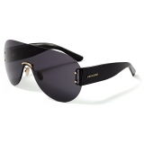 Jimmy Choo - Marvin - Grey Aviator Sunglasses with Silver Mirror Lenses - Jimmy Choo Eyewear
