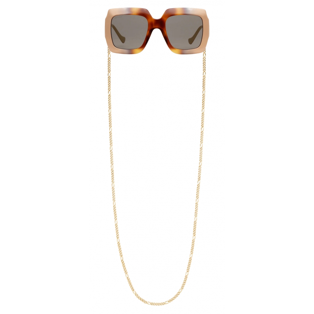 gucci rectangular sunglasses with chain