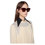 Gucci - Rectangular Sunglasses - Tortoiseshell Injection - Gucci Eyewear