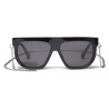 Stella McCartney - Occhiali da Sole Geometrici - Grigio Fumo - Occhiali da Sole - Stella McCartney Eyewear