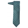 Fefè Napoli - Green Quatrefoil Gentleman Silk Tie - Ties - Handmade in Italy - Luxury Exclusive Collection