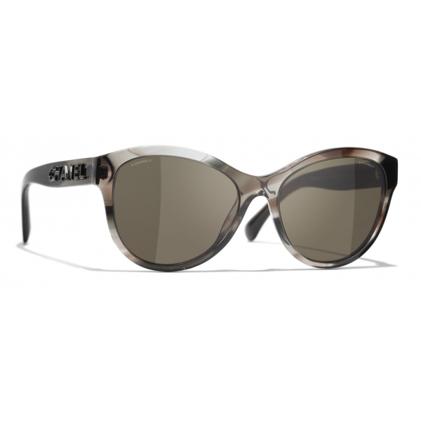 Chanel - Pantos Sunglasses - Brown - Chanel Eyewear