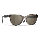 Chanel - Occhiali da Sole Pantos - Marrone - Chanel Eyewear