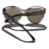 Chanel - Occhiali da Sole Pantos - Marrone - Chanel Eyewear