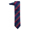 Fefè Napoli - Blue Red Regimental Business Silk Tie - Ties - Handmade in Italy - Luxury Exclusive Collection