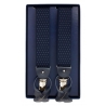 Fefè Napoli - Bretelle Pois Gentleman Blu - Bretelle - Handmade in Italy - Luxury Exclusive Collection