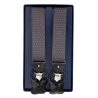 Fefè Napoli - Bretelle Pois Gentleman Grigio - Bretelle - Handmade in Italy - Luxury Exclusive Collection