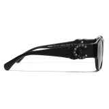 Chanel - Square Sunglasses - Black Gray - Chanel Eyewear