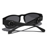 Chanel - Square Sunglasses - Black Gray - Chanel Eyewear