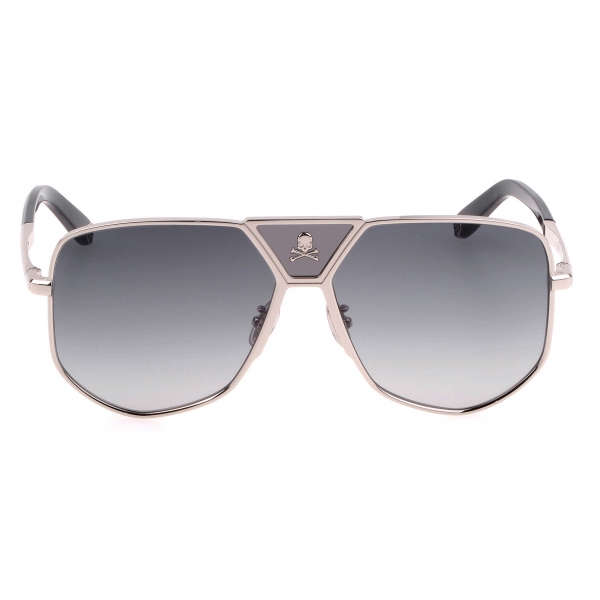 Philipp Plein - Plein Power Skull - Silver - Sunglasses - Philipp Plein Eyewear - New Exclusive Luxury Collection