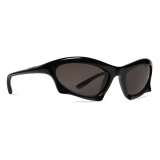 Balenciaga - Bat Rectangle Sunglasses - Black - Sunglasses - Balenciaga Eyewear