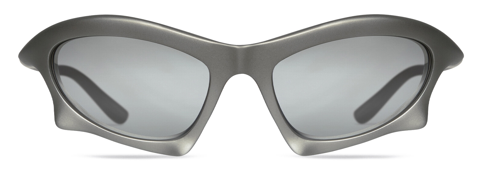 Balenciaga - Bat Rectangle Sunglasses - Silver - Sunglasses 