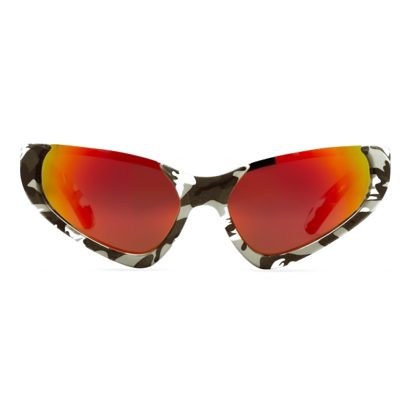 Balenciaga - Occhiali da Sole Xpander Rectangle - Rosso - Occhiali da Sole - Balenciaga Eyewear