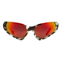 Balenciaga - Xpander Rectangle Sunglasses - Red - Sunglasses - Balenciaga Eyewear